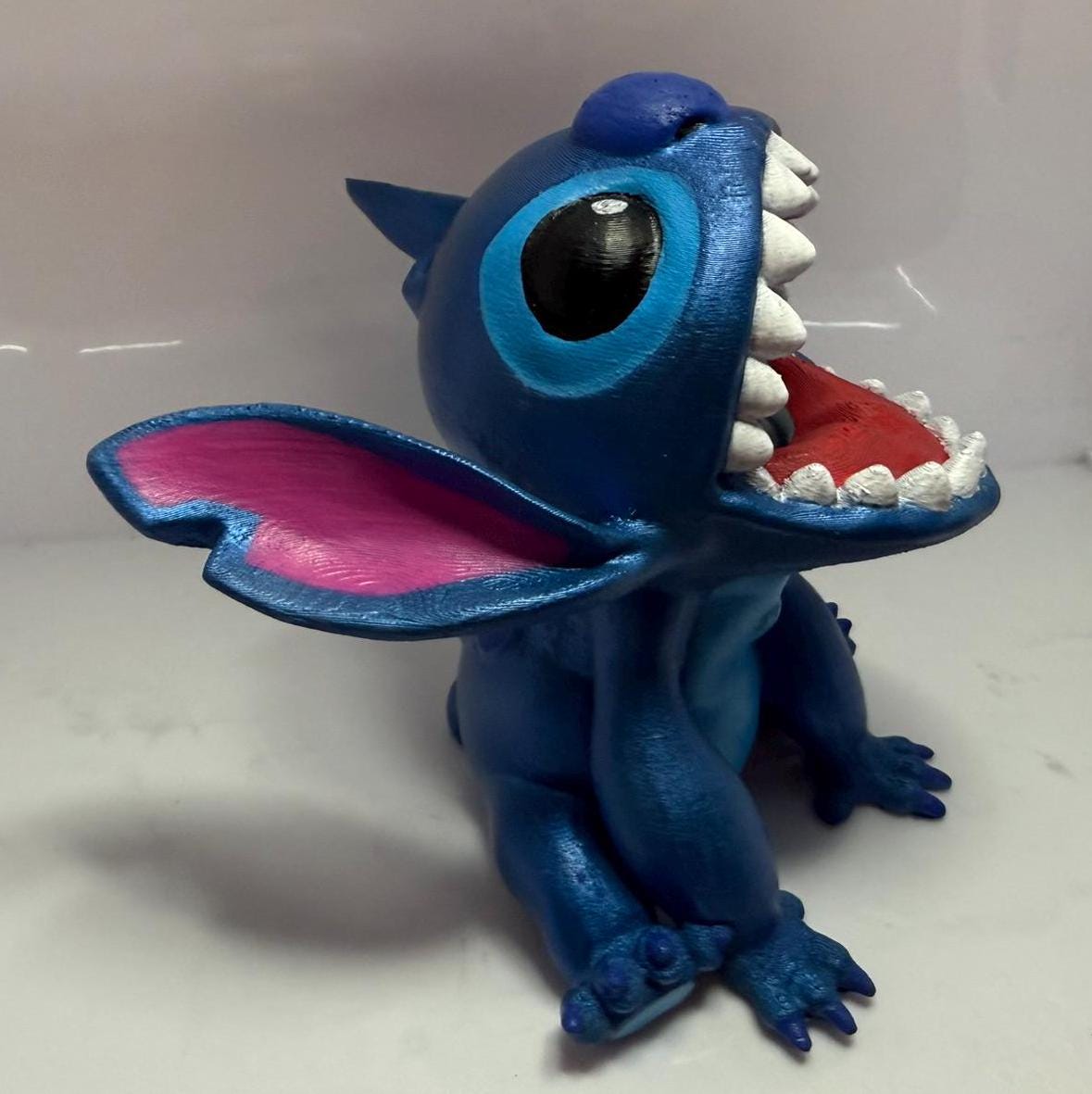 Stitch Pen & Pencil Holder – Handmade 3D Printed Collectible