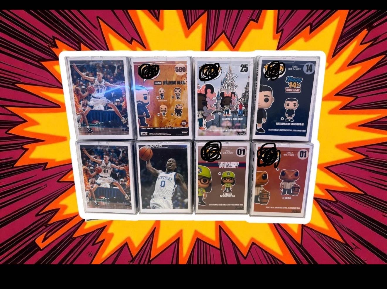 Pop Yourself Personalized Collectible Vinyl Custom Box Only β Custom Name, Number & Design β Made to Order β Fits Standard Size Collectibles