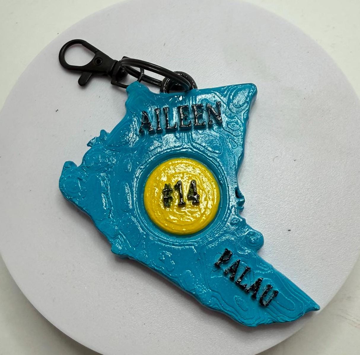 Personalized Palau Keychain