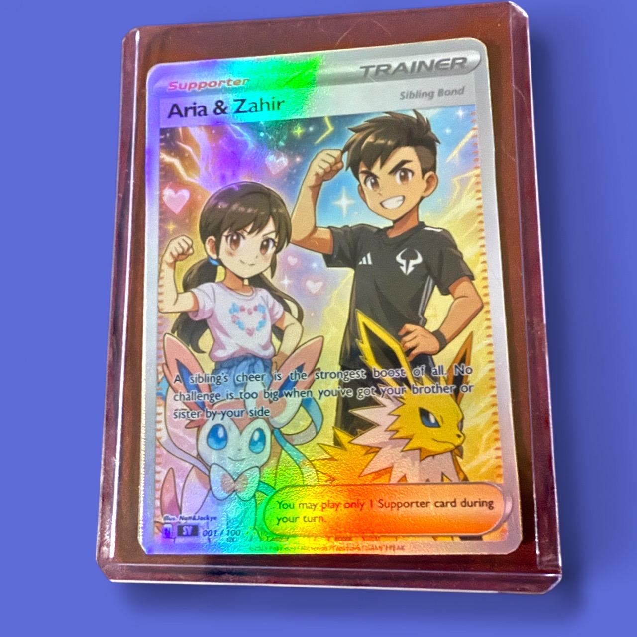 Custom Pokémon Cards, Stickers & Keychain Top Loaders – Fully Personalized Collectibles!