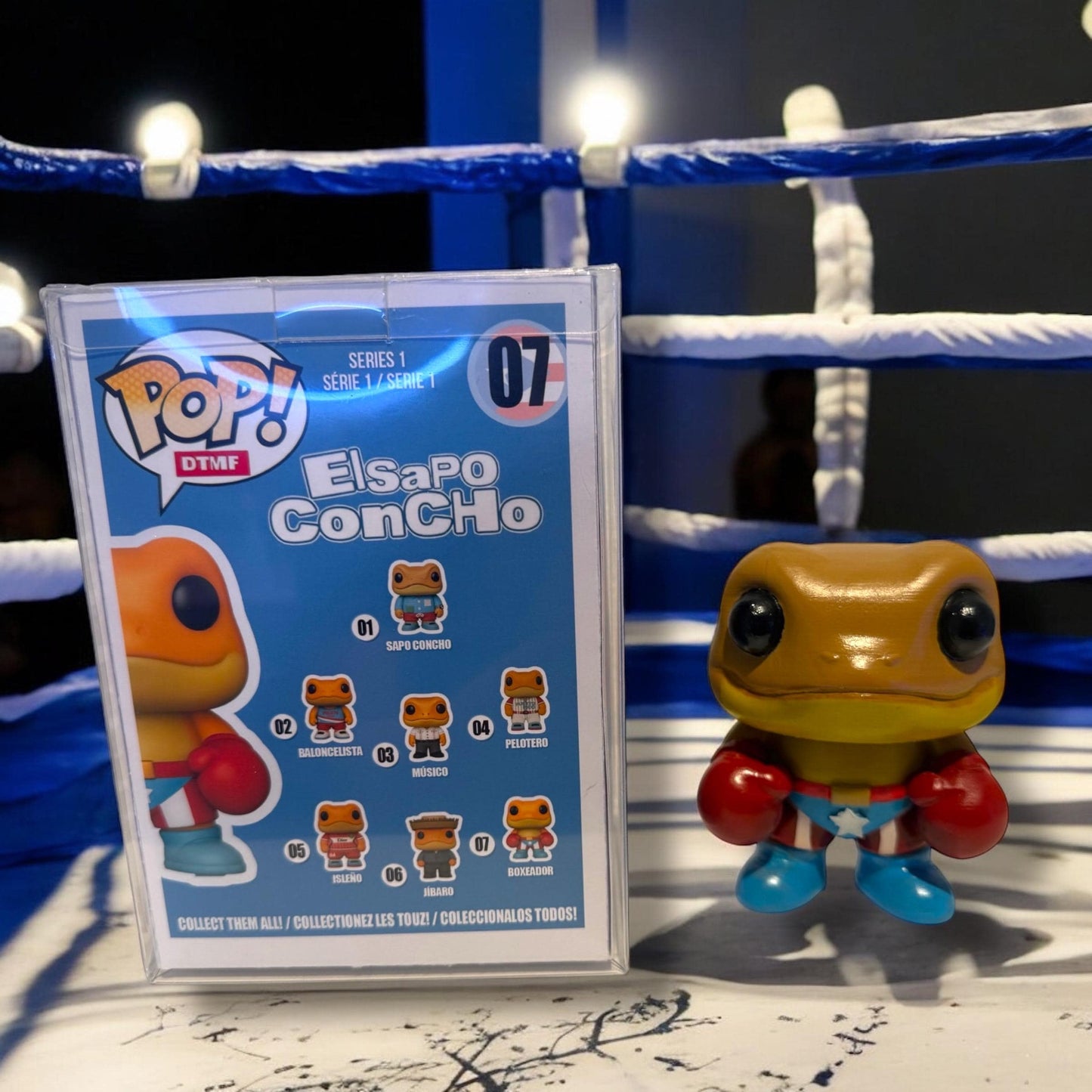 Sapo Concho La Residencia Boxeador Pop Style Collectible
