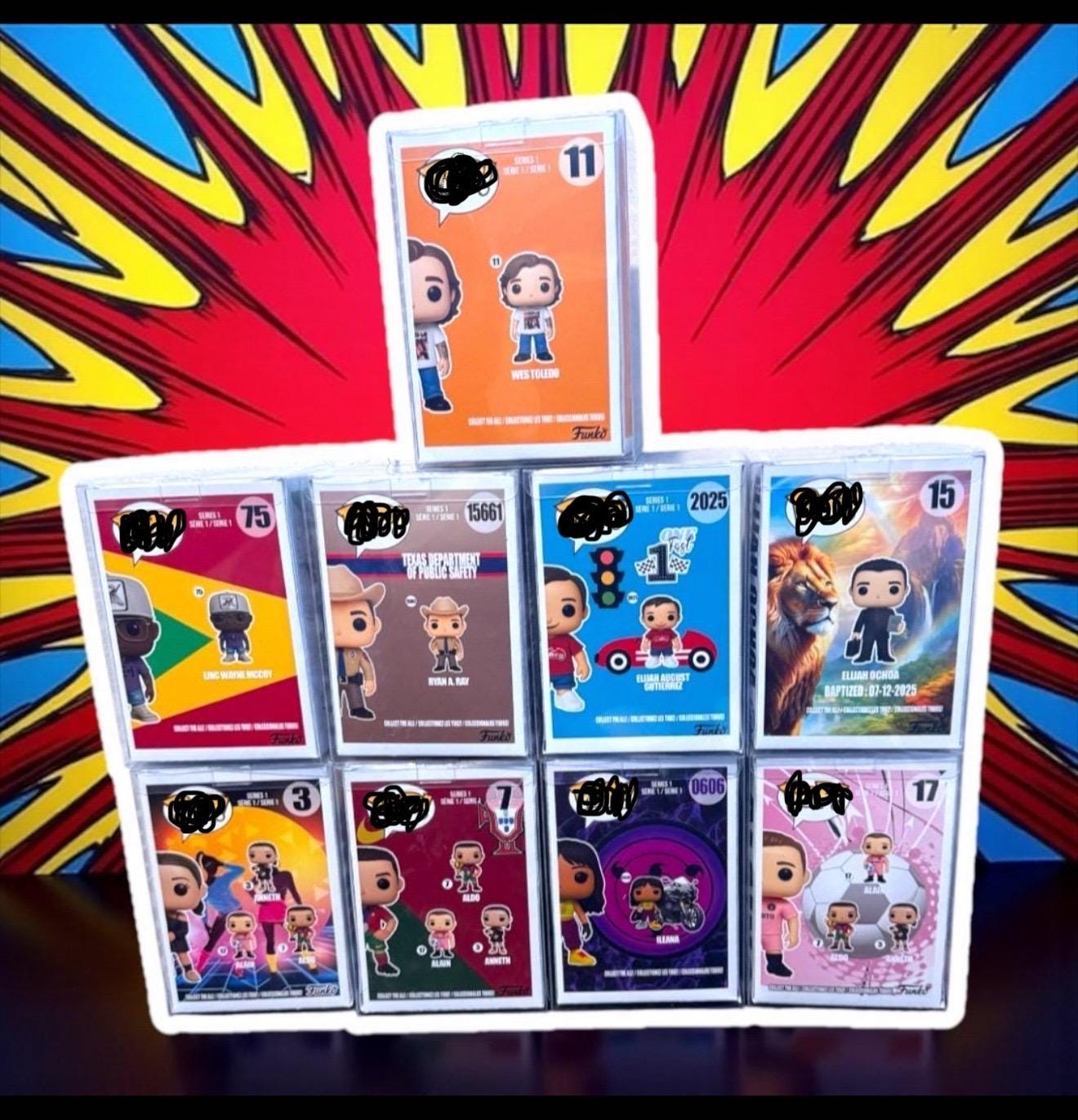 Pop Yourself Personalized Collectible Vinyl Custom Box Only β Custom Name, Number & Design β Made to Order β Fits Standard Size Collectibles