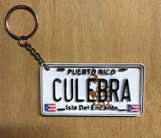 Puerto Rico Tablilla Llavero