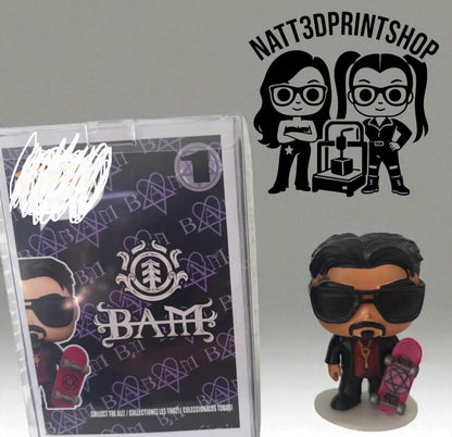 Custom Bam Margera Pop Style – Limited Edition Hand Painted Figure