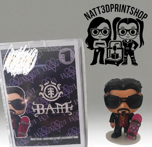 Custom Bam Margera Pop Style – Limited Edition Hand Painted Figure