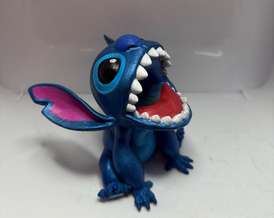 Stitch Pen & Pencil Holder – Handmade 3D Printed Collectible