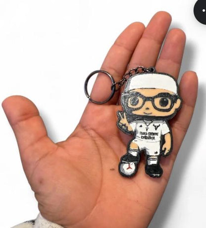 Custom Personalized Pop Style Keychain | Made from Your Picture | 3D Printed Mini Figure 2”–4”