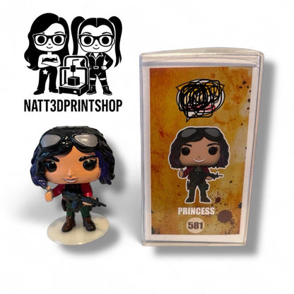 Princess – The Walking Dead Custom Pop Style | Limited Edition Collectible Vinyl Figure with Box